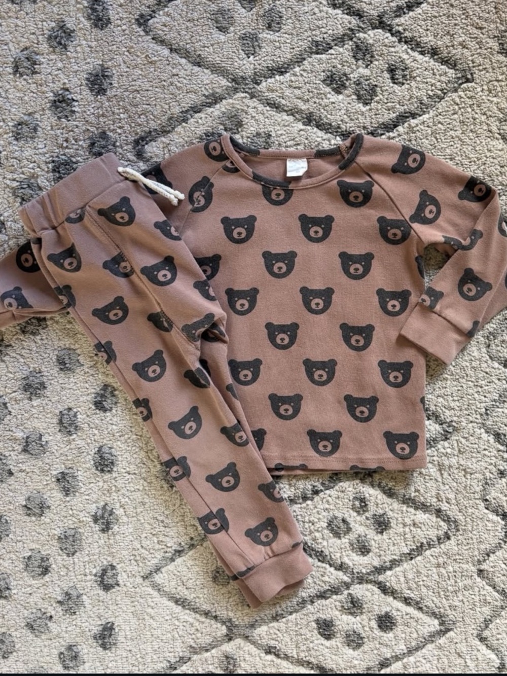 Little zone Shop brown bear lounge set